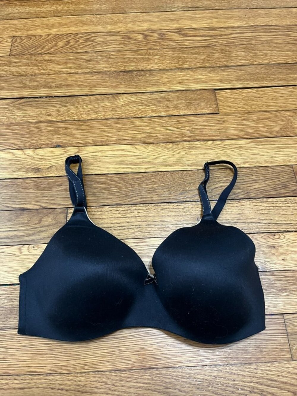 Maiden Form Black Padded Bra Women's Size 34C Comfort Devotion